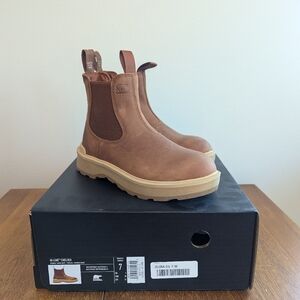 Sorel Hi-Line Chelsea Waterproof Boot Scorch, Tawny Buff Women's 7